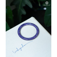 Vòng Nguyên Khối Đá Mắt Rồng - Charoite chột 8mm