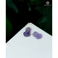 Mặt Dây Chuyền Tỳ Hưu Thạch Anh Tím Amethyst