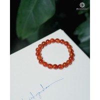 Vòng tay Mã não đỏ 08mm - Red Agate