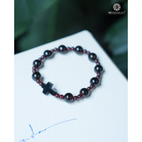 Vòng Chuỗi Mân Côi Ngọc Hồng Lựu - Garnet 08mm