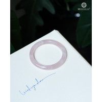 Vòng Nguyên Khối Thạch Anh Hồng - RoseQuartz 8mm