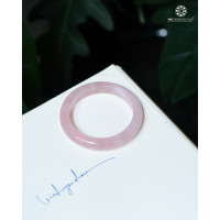 Vòng Nguyên Khối Thạch Anh Hồng - RoseQuartz 10mm