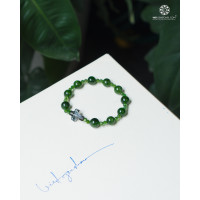 Chuỗi Mân Côi Đá Diopside 8mm