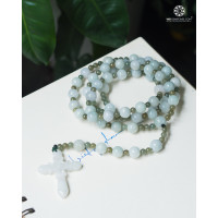 Chuỗi 50 Kinh Cẩm Thạch Jadeite 10mm