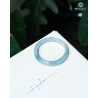 Vòng Nguyên Khối Cẩm Thạch Jadeite Lam Thiên Không 11mm