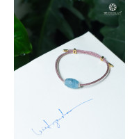 Vòng Tay Lu Thống Hải Lam Ngọc -  Aquamarine