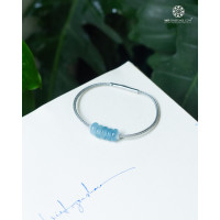 Vòng tay ngũ điếu Hải Lam Ngọc - Aquamarine