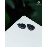 Mặt dây chuyền Cửu Vỹ Hồ Ly Thạch Anh Đen - Black Quartz